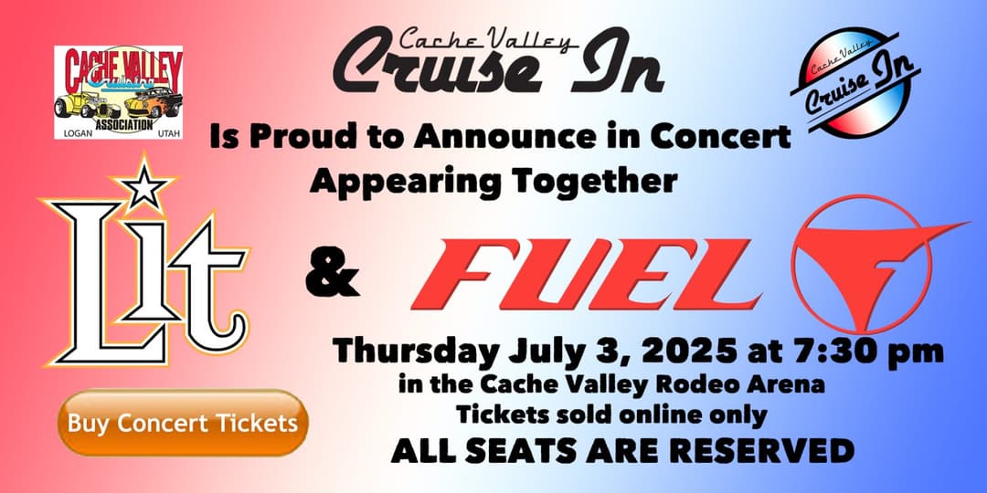 2025 Cache Valley Cruise-In Concert: Lit and Fuel