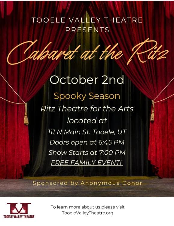 Tooele Valley Theatre Cabaret: Spooky Season