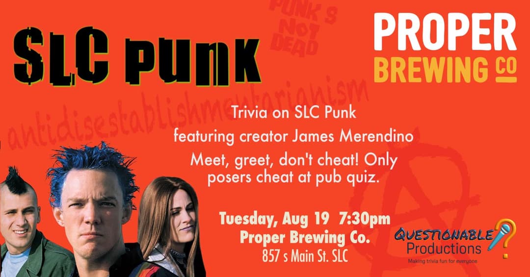 SLC Punk Trivia Night w/ director James Merendino