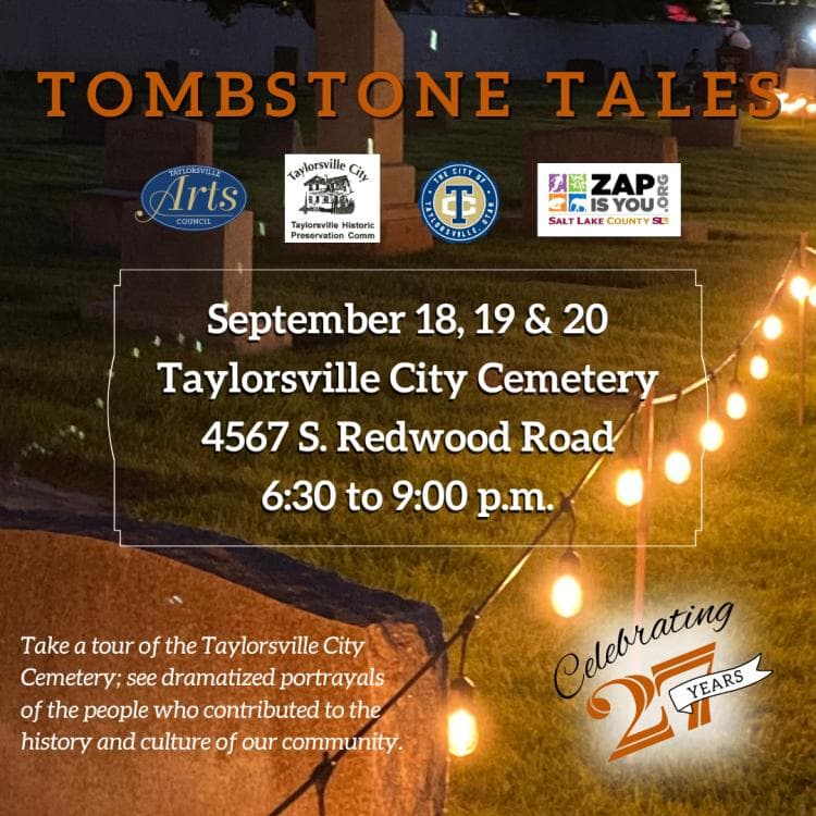 Tombstone Tales: A Live Drama in the Taylorsville City Cemetery