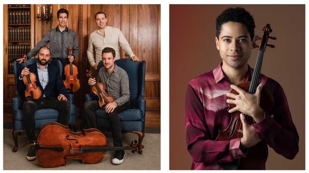 Escher Quartet with violist Jordan Bak