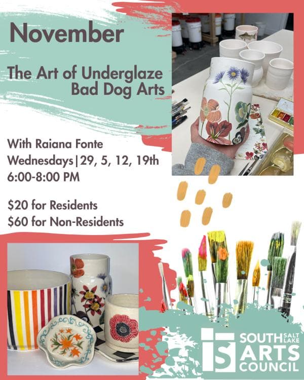Bad Dog Arts- The Art of Underglaze