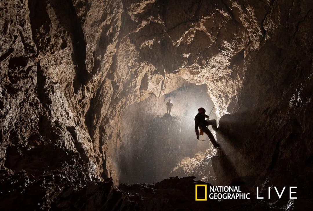 National Geographic Live with Robbie Shone - Adventures in Caving