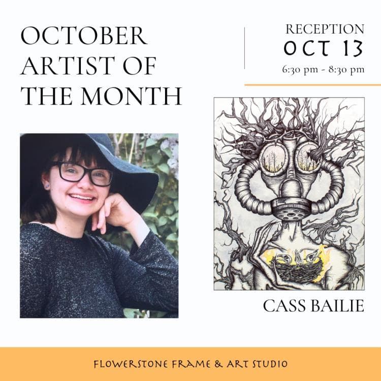 Halloween Art Show at Flowerstone | Cass Bailie