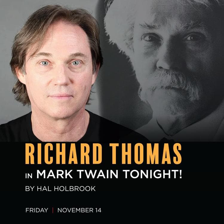 Richard Thomas in Mark Twain Tonight!