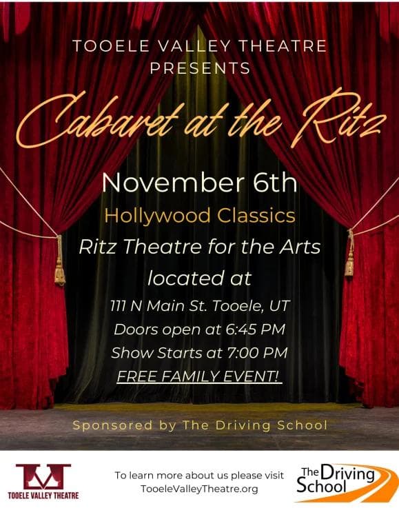 Tooele Valley Theater Cabaret: Hollywood Classics