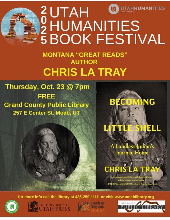 Utah Humanities Book Fest Moab: Author Chris La Tray