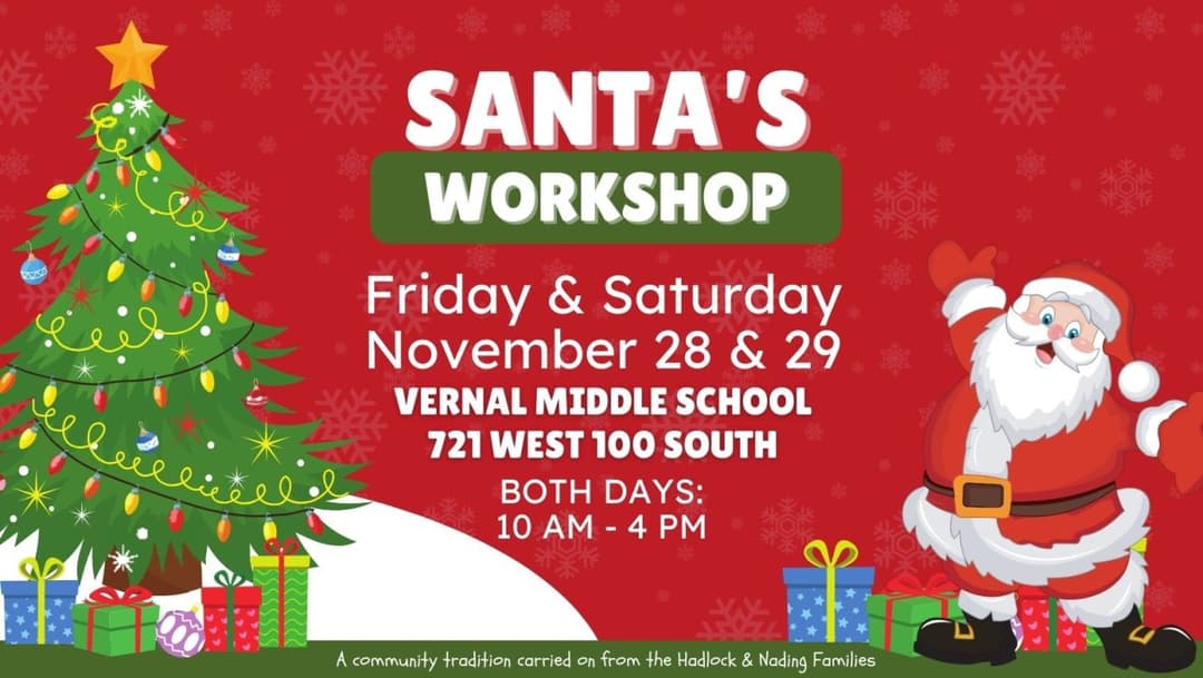 Vernal Santa's Workshop 2025