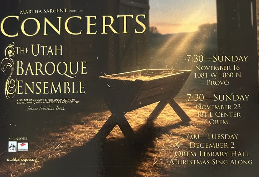 Utah Baroque Ensemble Christmas Sing-a-long
