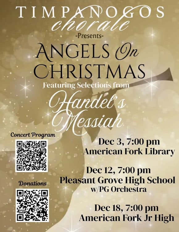 Timpanogos Chorale presents “Angels for Christmas”