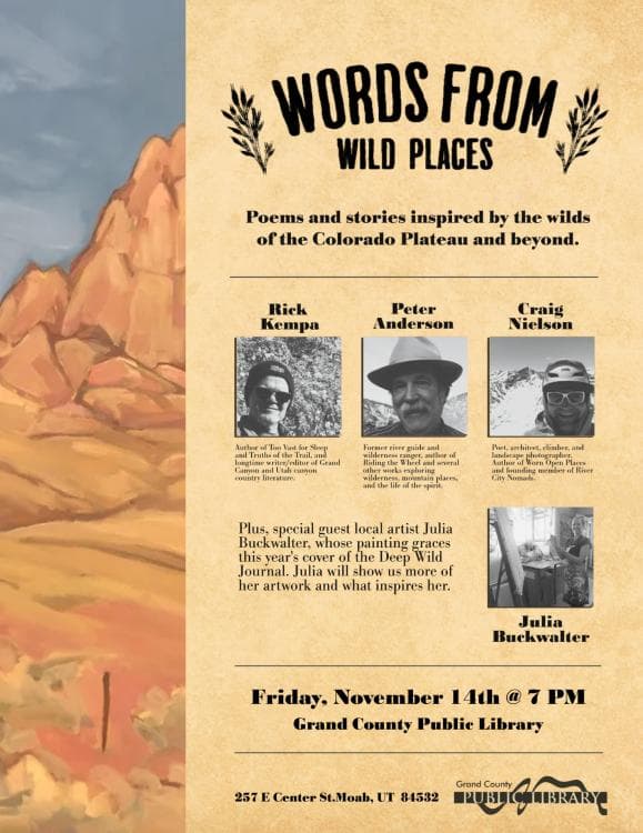 Image for event: Words from Wild Places