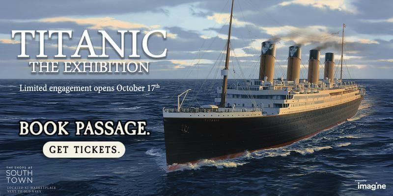 Image for event: Titanic The Exhibition