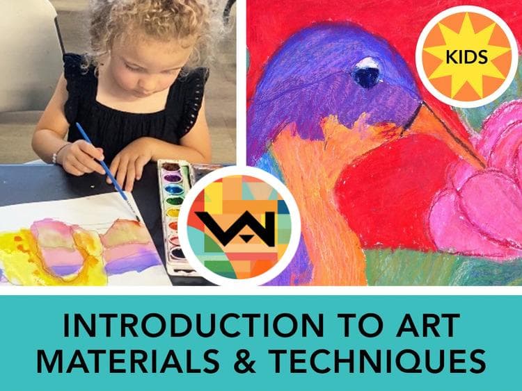 Image for event: Introduction to Art Materials and Techniques for Kids