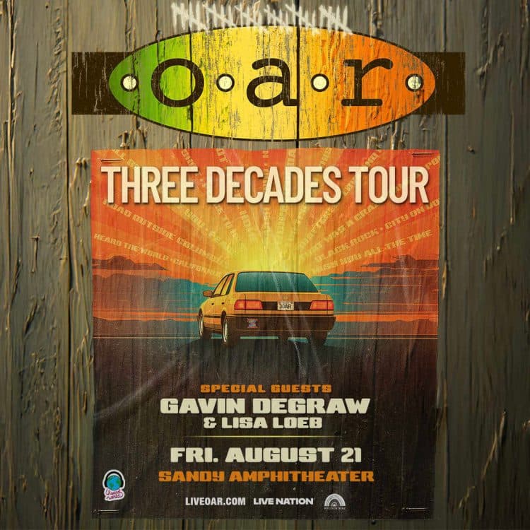 O.A.R. Three Decades Tour