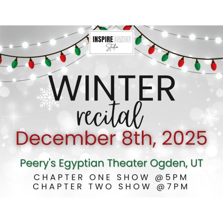 Inspire Dance Studio Winter Recital