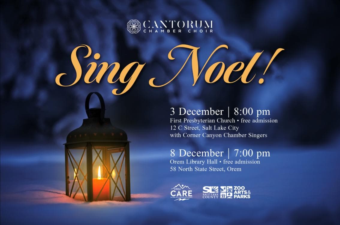 Image for event: CANTORUM | Sing Noel! SLC