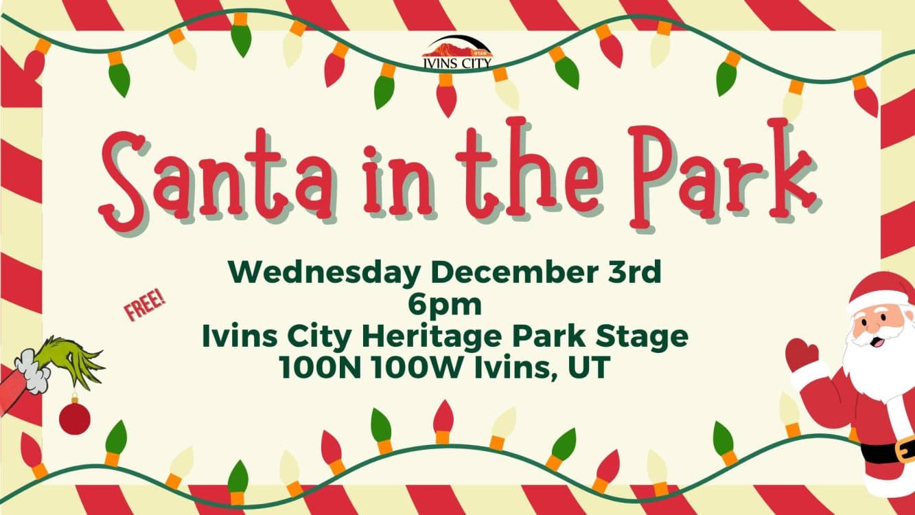 Image for event: 2025 Ivins Santa in the Park