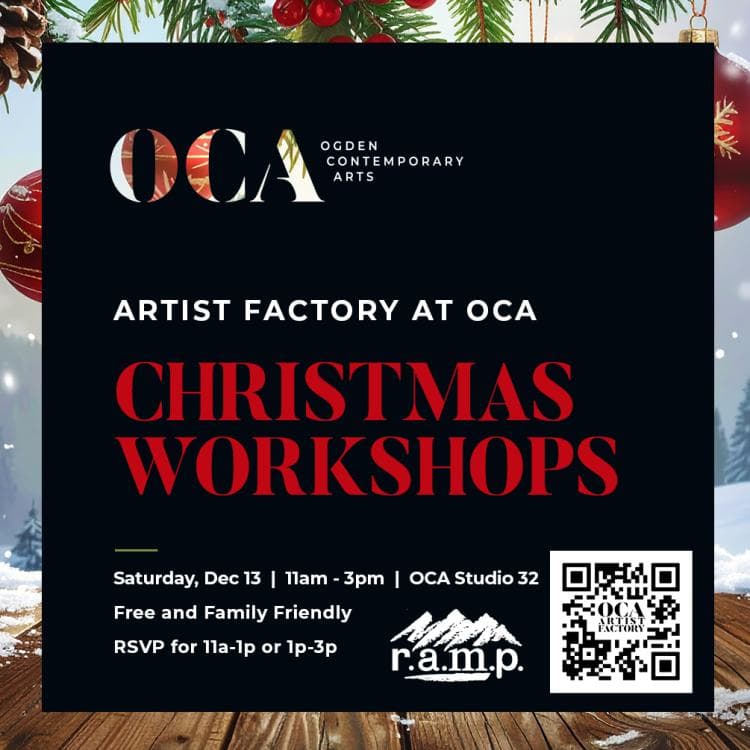 Artist Factory Second Saturday: Christmas Workshops with OCA