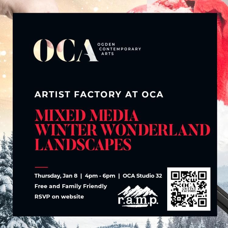Artist Factory After School: Mixed Media Winter Wonderland Landscapes with Matt Hassing