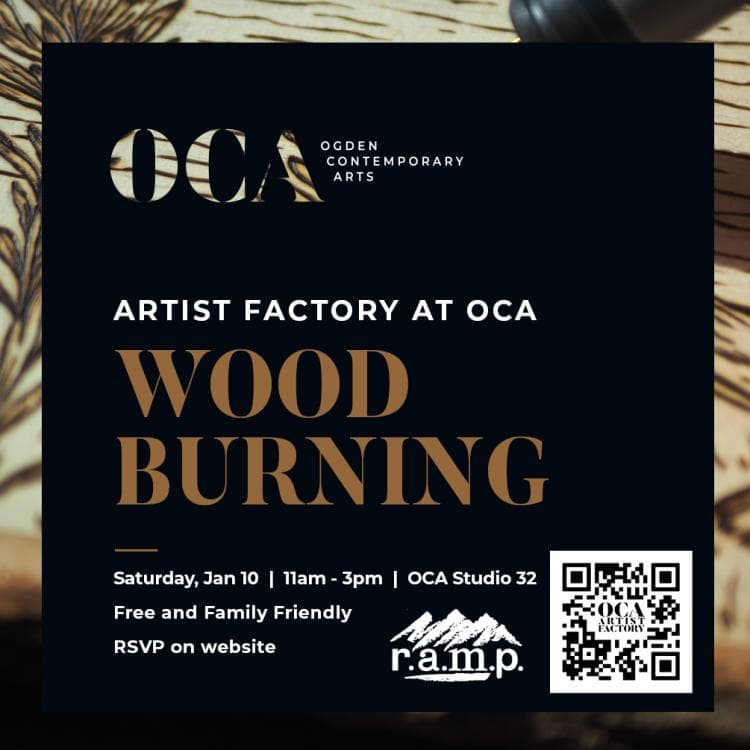 Artist Factory Second Saturday: Wood Burning with Miriam Gutierrez