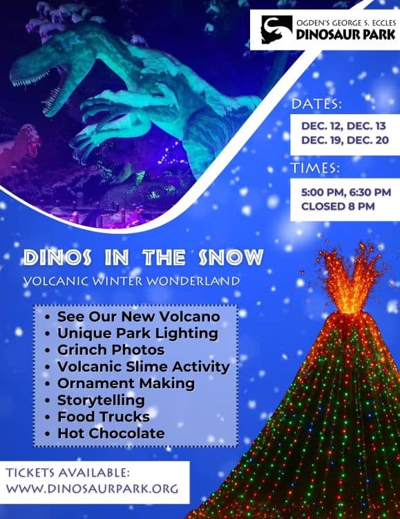 Dinos in the Snow 2025