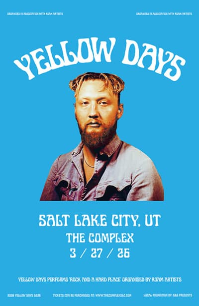 Yellow Days live at The Complex