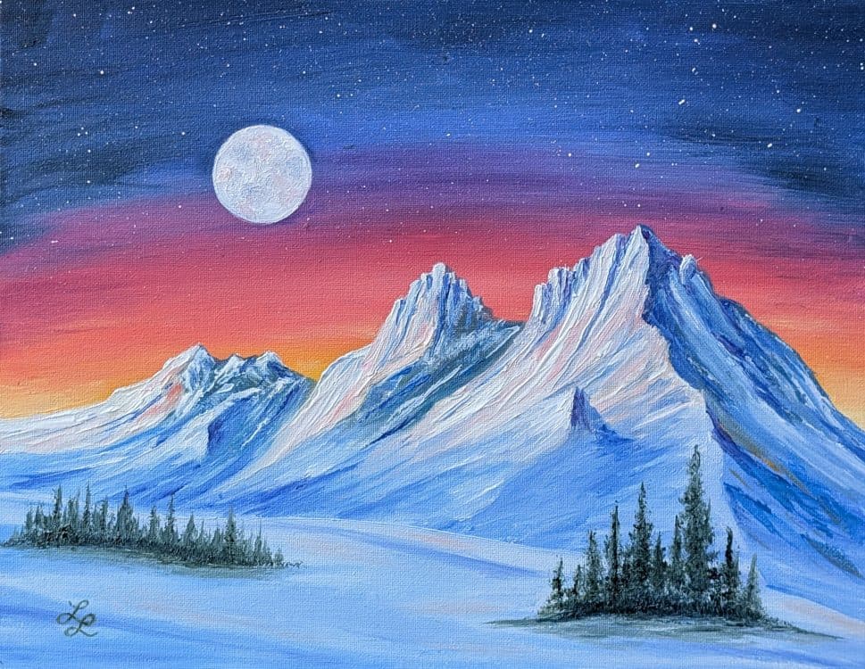 Paint Party: "Winter Moon"