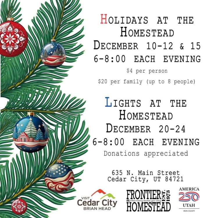 2025 Holidays at the Homestead