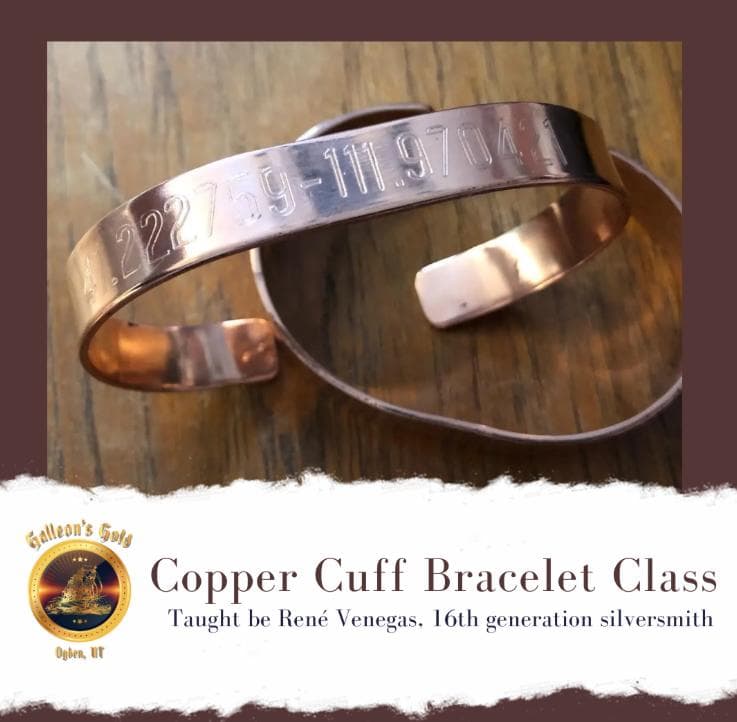 Image for event: Copper Cuff Bracelet Class