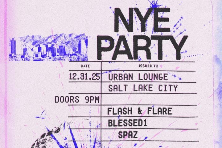 Image for event: New Year's Eve with Flash & Flare, blessed1, and Spaz!