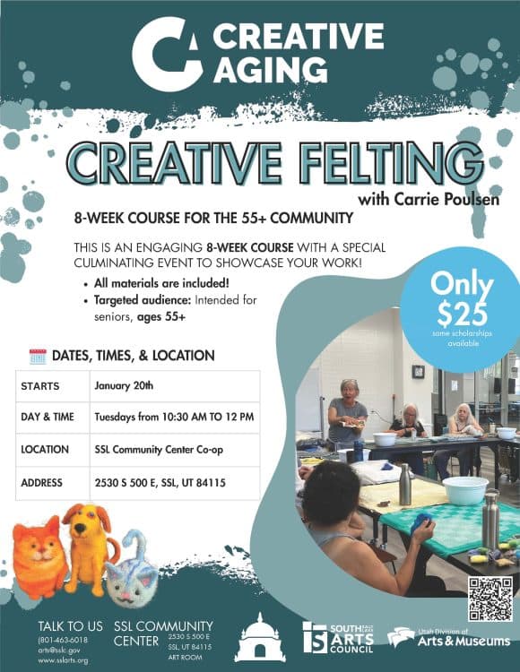 Fiber Fun for 55+ - Creative Felting