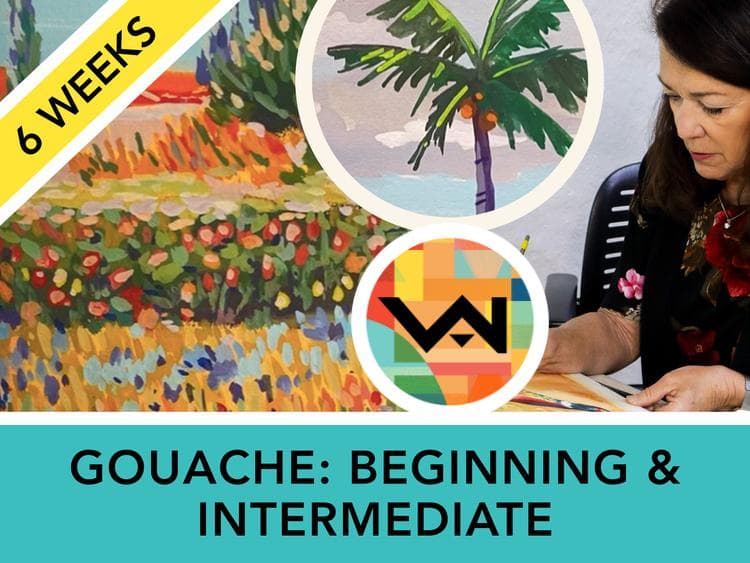 Image for event: Gouache: Beginning & Intermediate