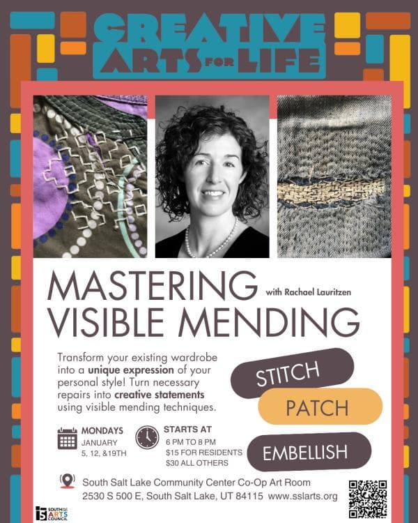 Image for event: Stitch, Patch, and Embellish: Mastering Visible Mending