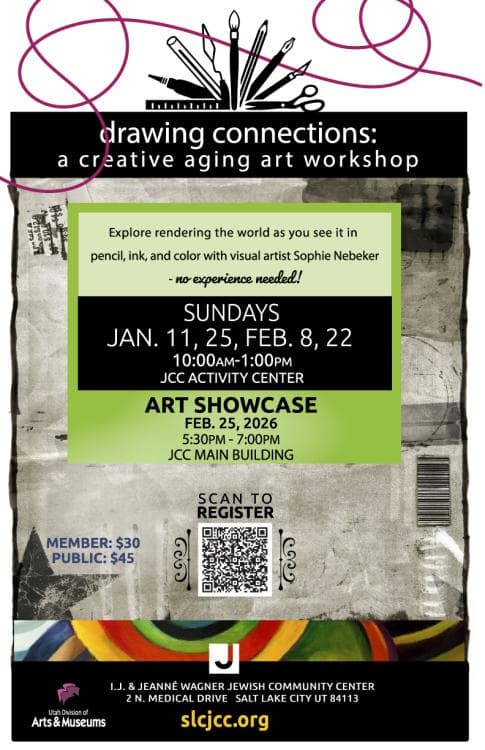 Image for event: Drawing Connections: a Creative Aging Illustration Workshop