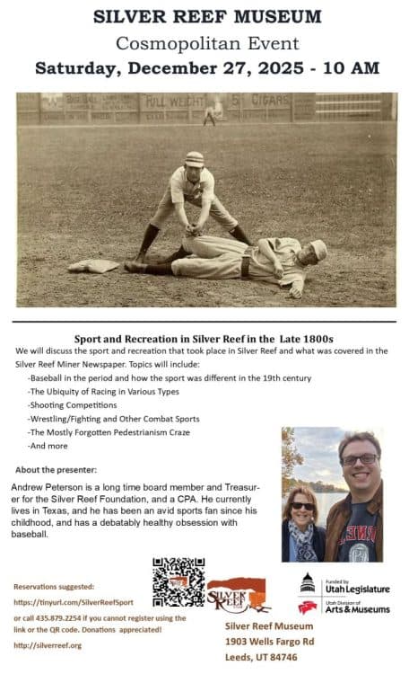 Sport and Recreation in Silver Reef in the Later 1800s