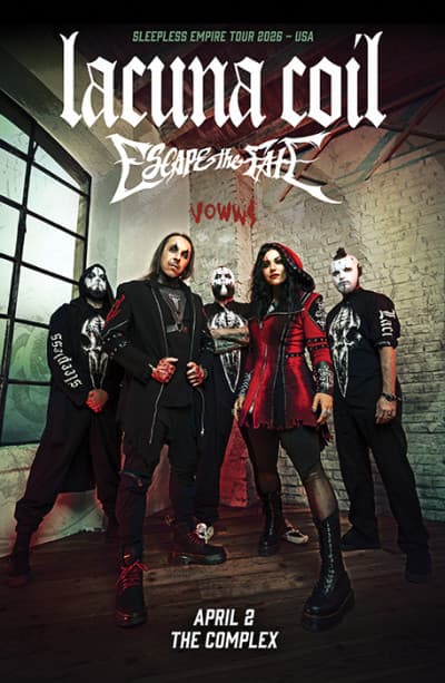 Lacuna Coil live at The Complex