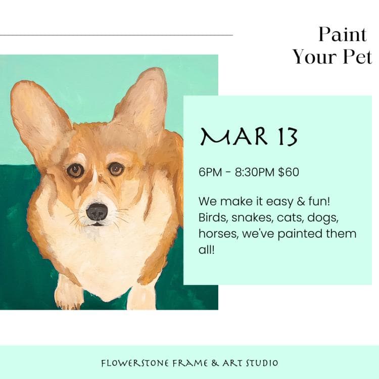 Paint Your Pet Night