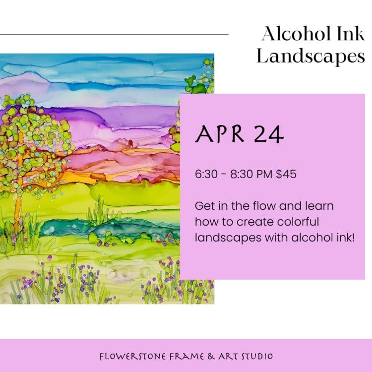 Cozy Flow Alcohol Ink Class