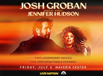 Image for event: Josh Groban with special guest Jennifer Hudson