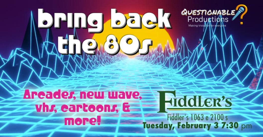 Image for event: Bring Back the 80's! - A QP Trivia Event
