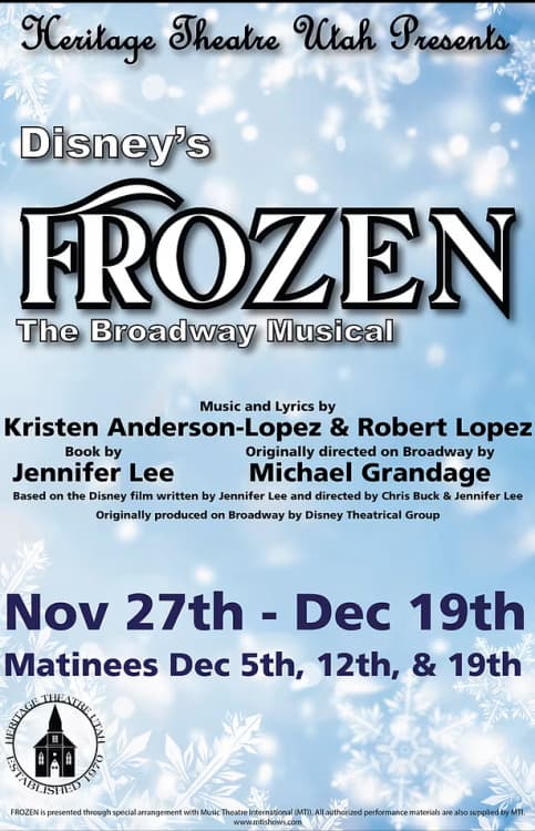 Image for event: Disney's Frozen: The Broadway Musical