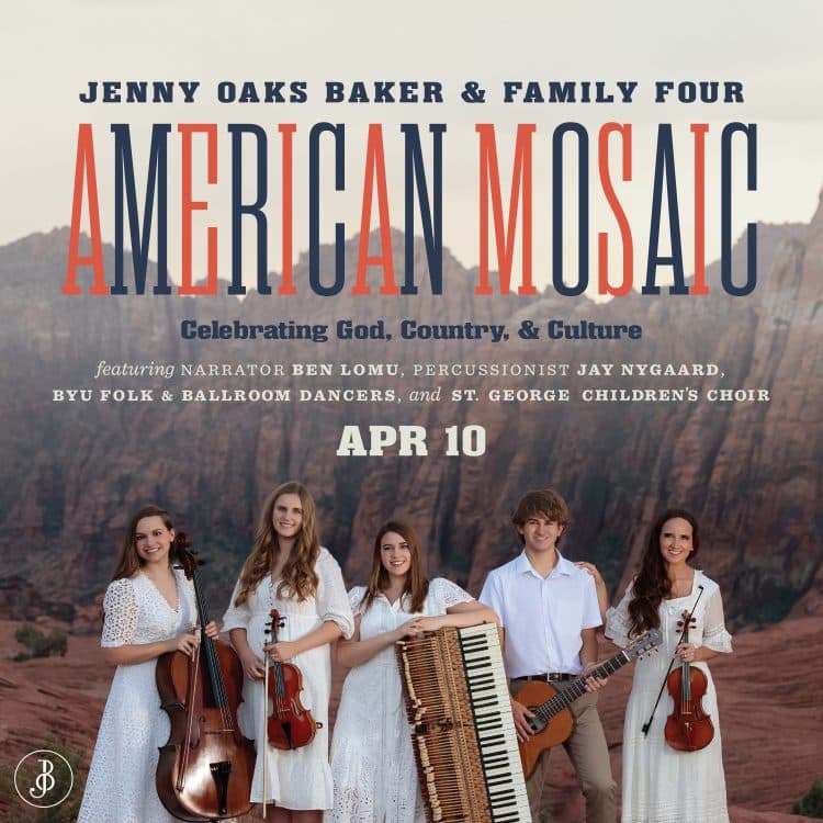 Image for event: Jenny Oaks Baker & Family Four American Mosaic