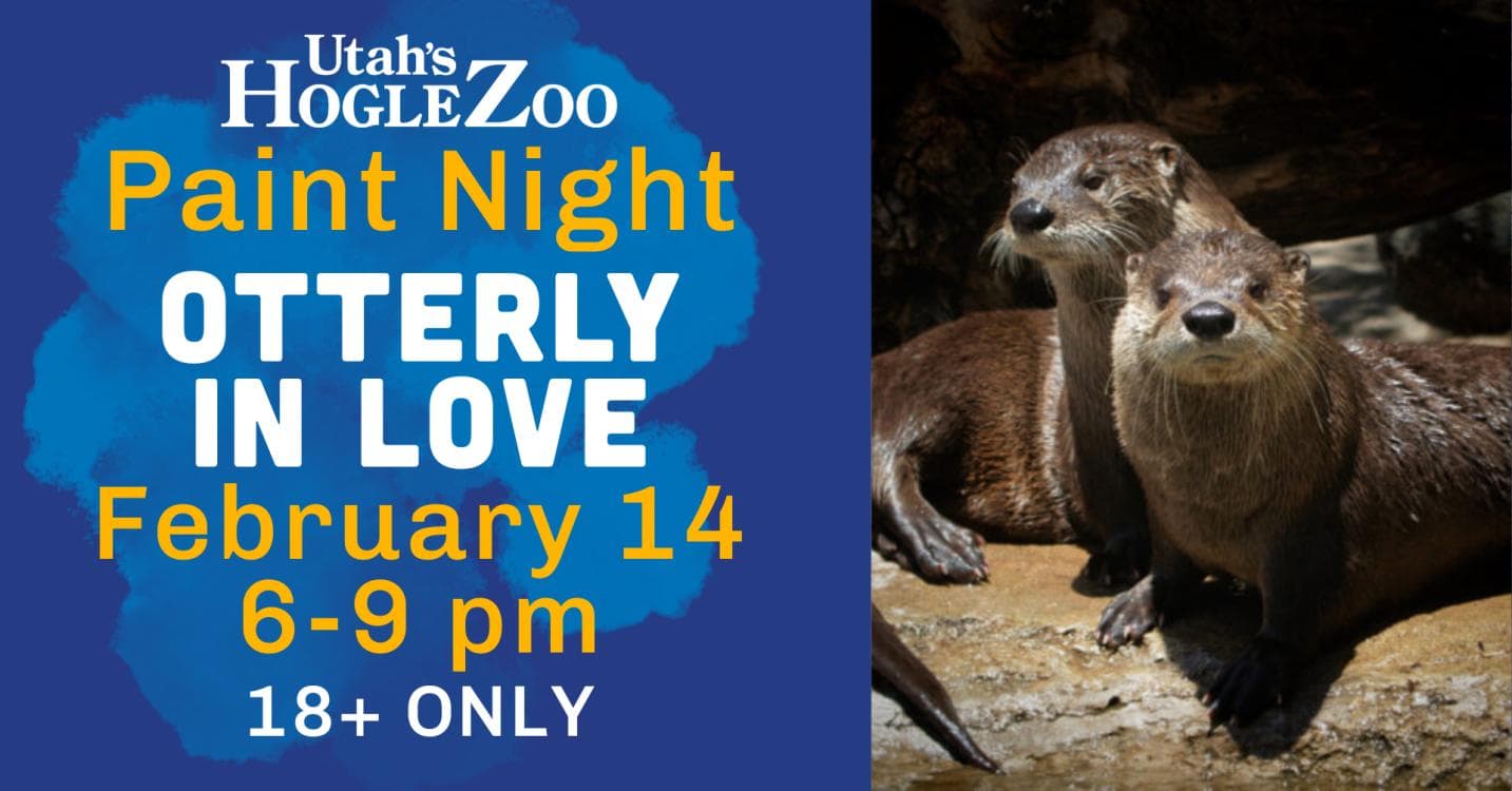 Image for event: Hogle Zoo Paint Night: Otterly in Love