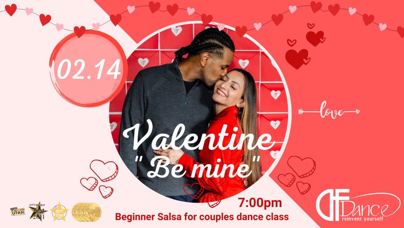 Image for event: "Be Mine"- Beginner Salsa for couples - Valentine’s Edition