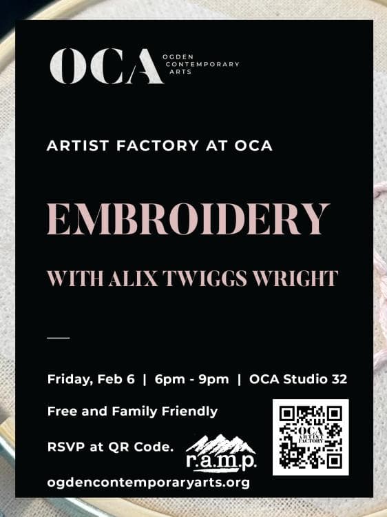 Image for event: Artist Factory Workshop: Embroidery with Alix Twiggs Wright