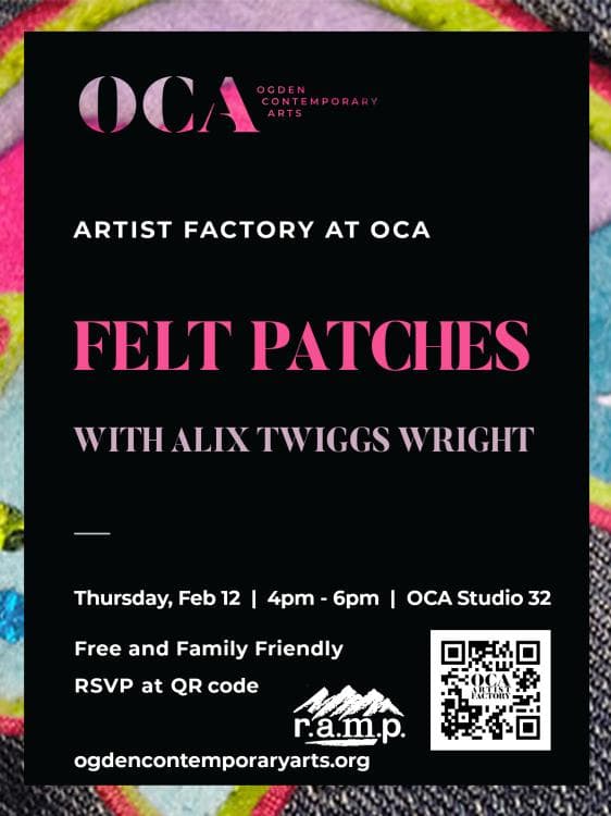 Image for event: Artist Factory Workshop: Felt Patches with Alix Twiggs Wright