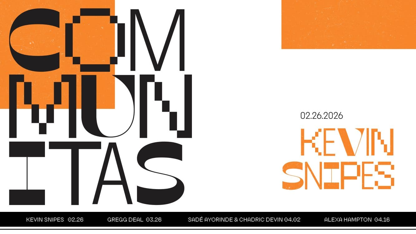 Image for event: Communitas Lecture Series: Kevin Snipes