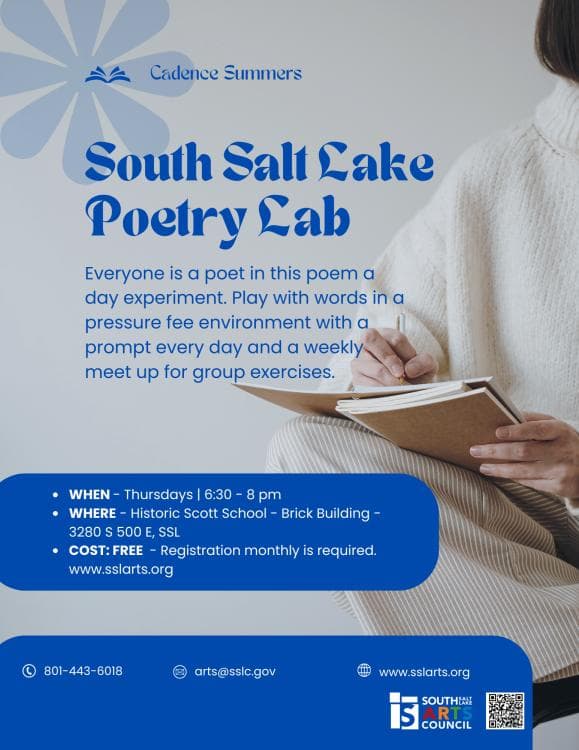 South Salt Lake Poetry Lab - February