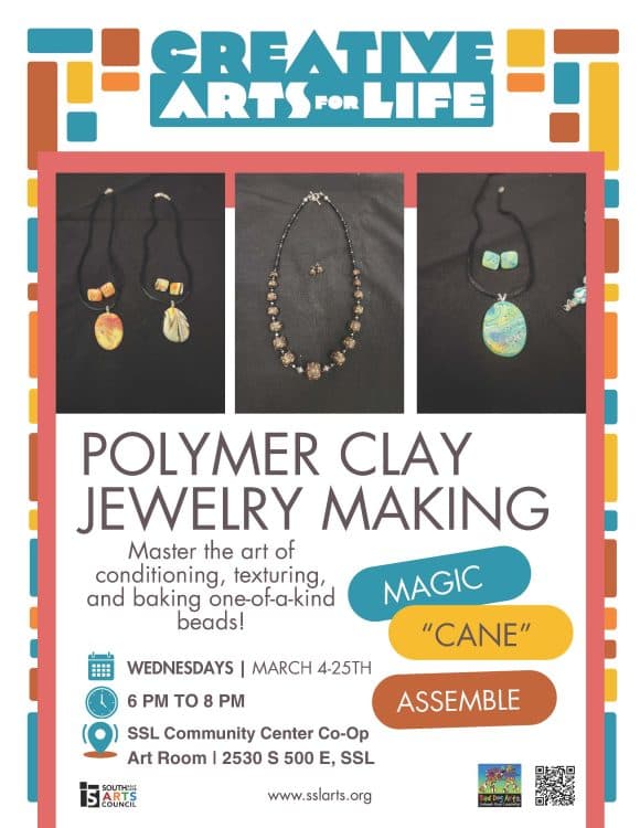 Image for event: Jewelry Making with Polymer Clay | 4 week Course with Bad Dog Arts