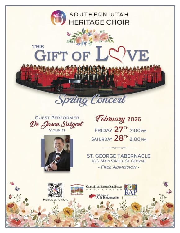 Southern Utah Heritage Choir presents "A Gift of Love"